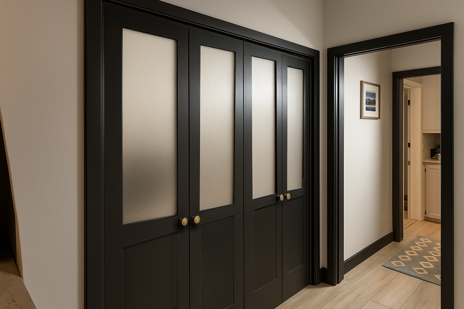 5 laundry black trim