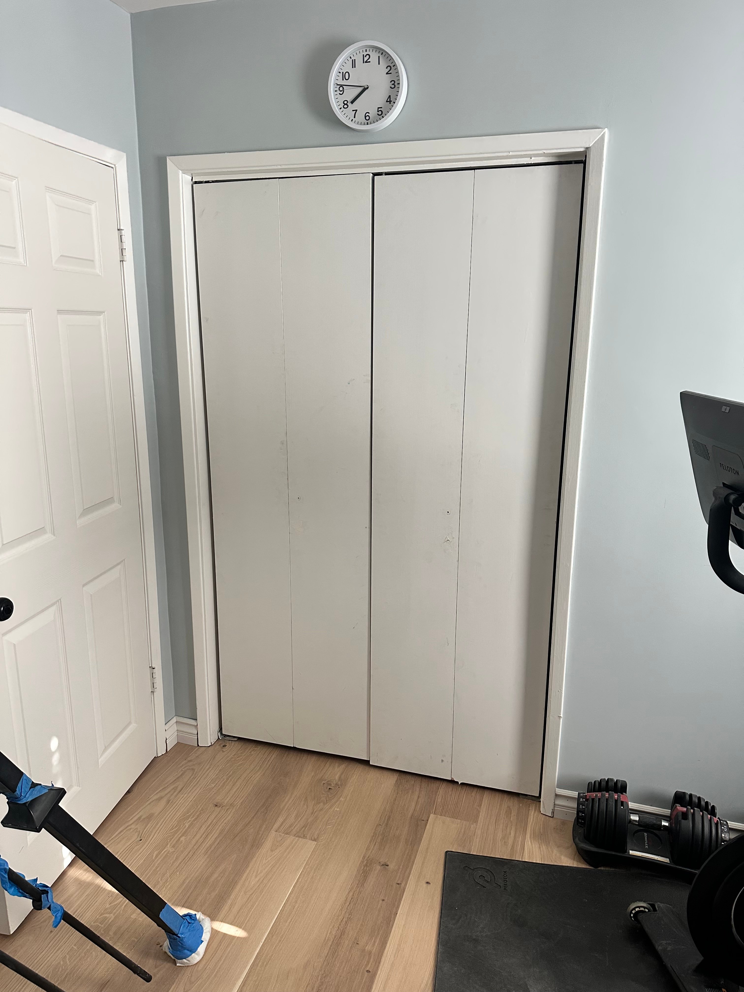 mirrored closet doors